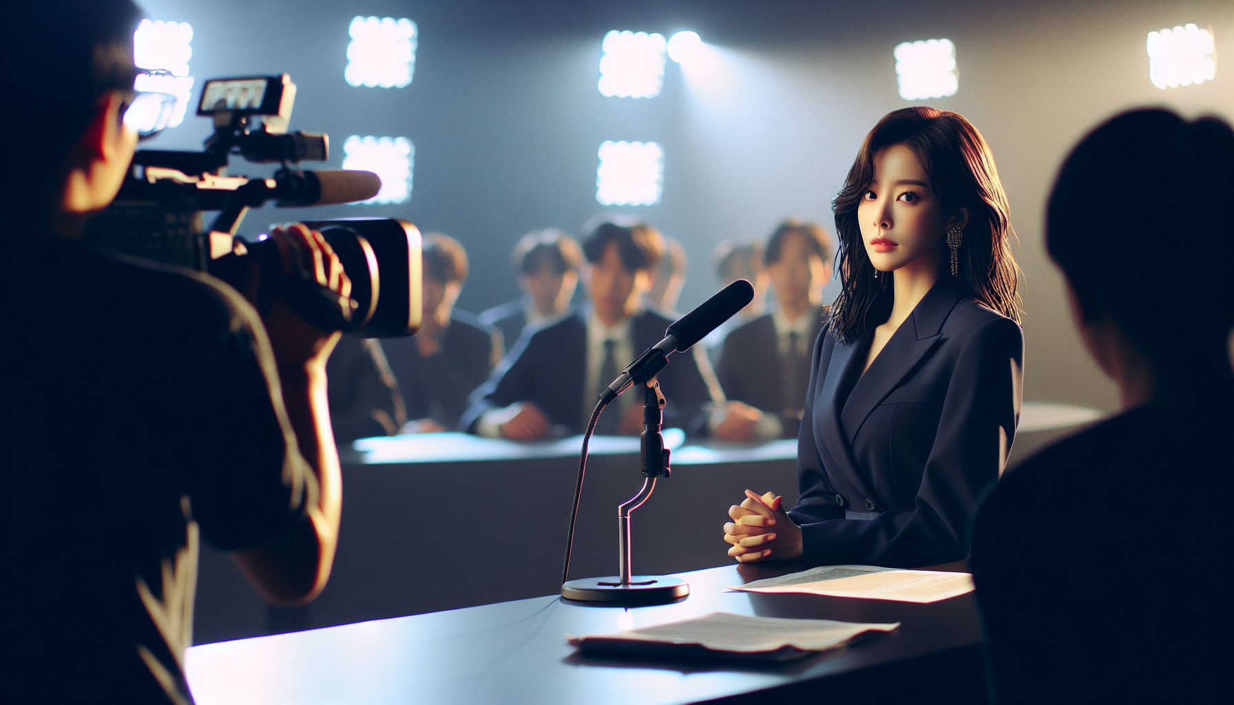 K-pop scandals themed image: This could be terrible for her.