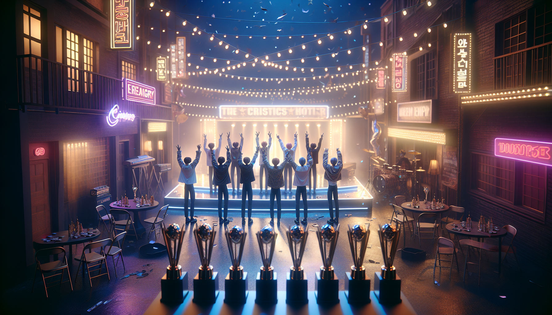 K-pop charts themed image: “KPop Demon Hunters” has snagged two nominations for this year’s Critics Choice Awards! On December 