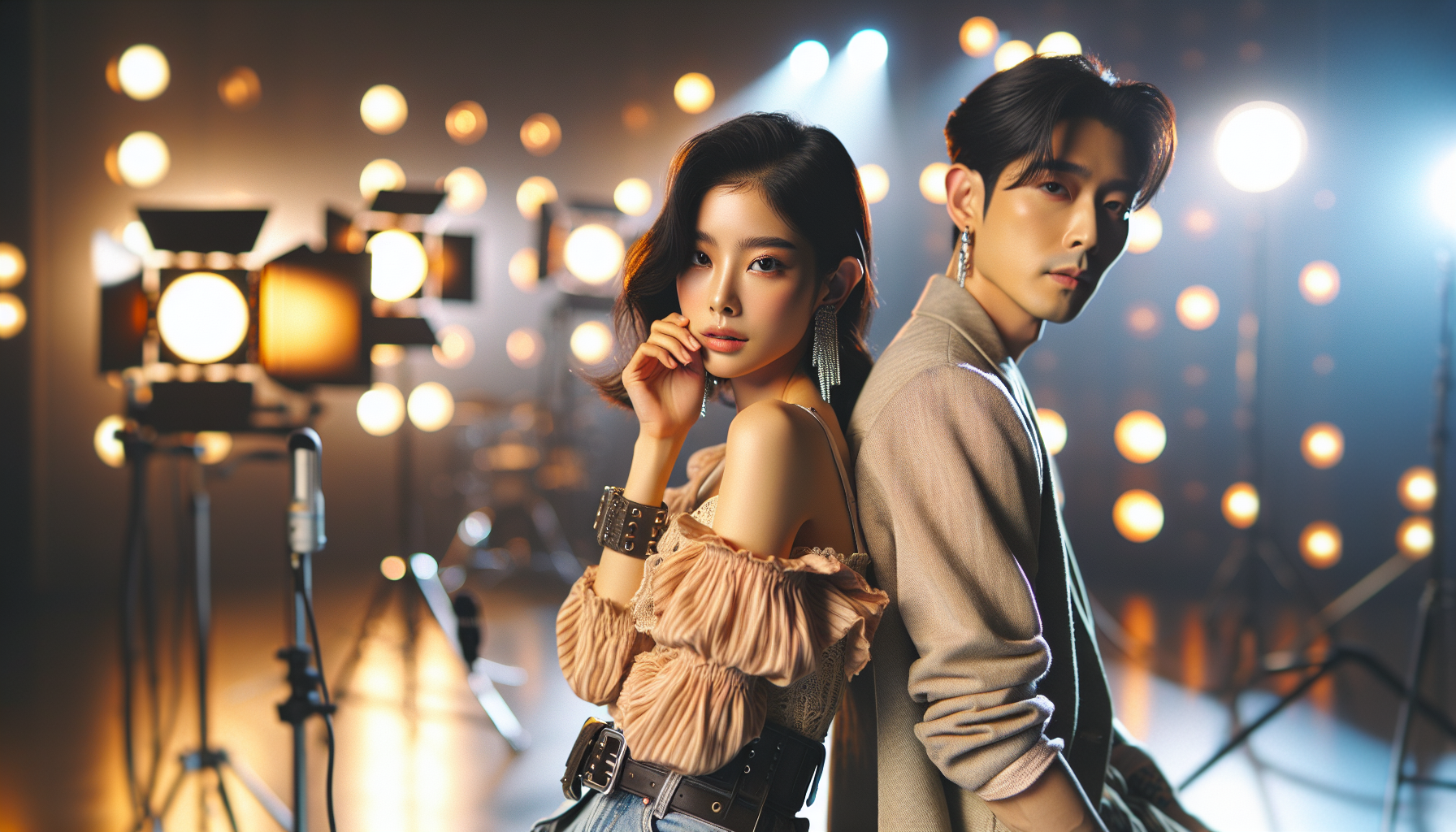 K-pop comebacks themed image: With every day getting colder and colder, Song Ha Gyeong (Choi Sung Eun) and Baek Do Ha (Lee Jae Woo