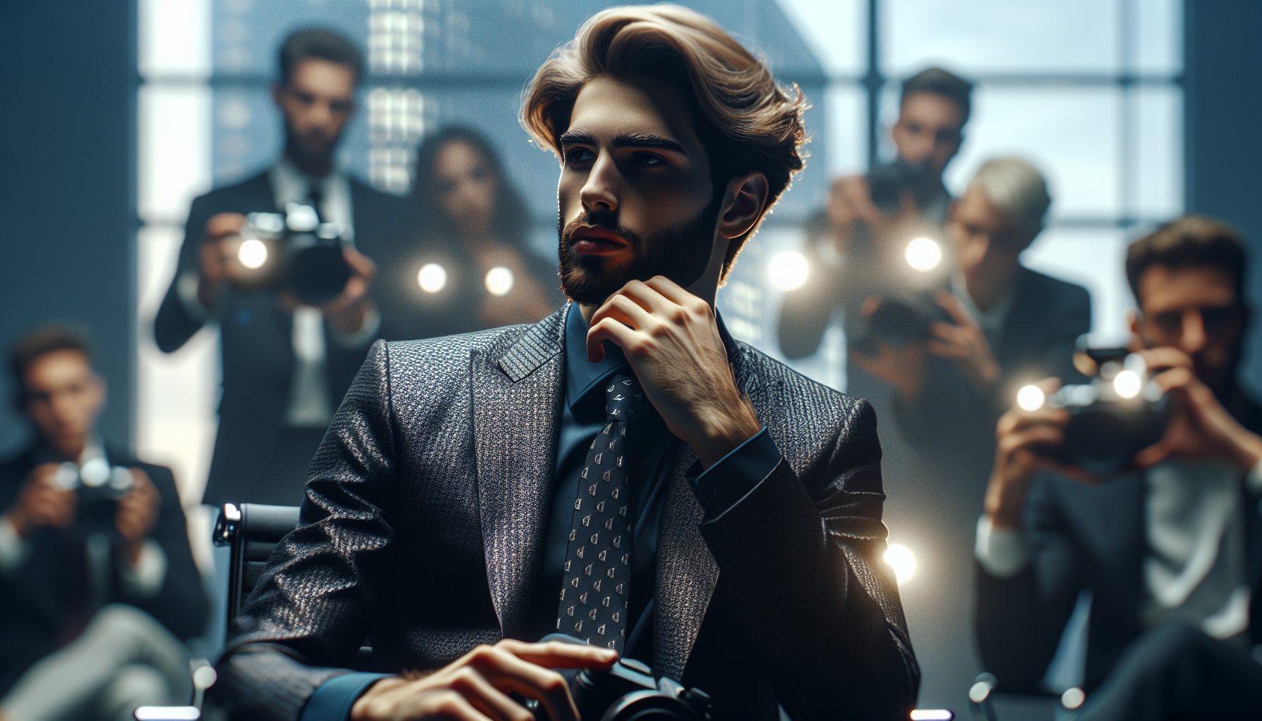 K-pop industry themed image: As he heads into "retirement," he could be hit with a massive bill.