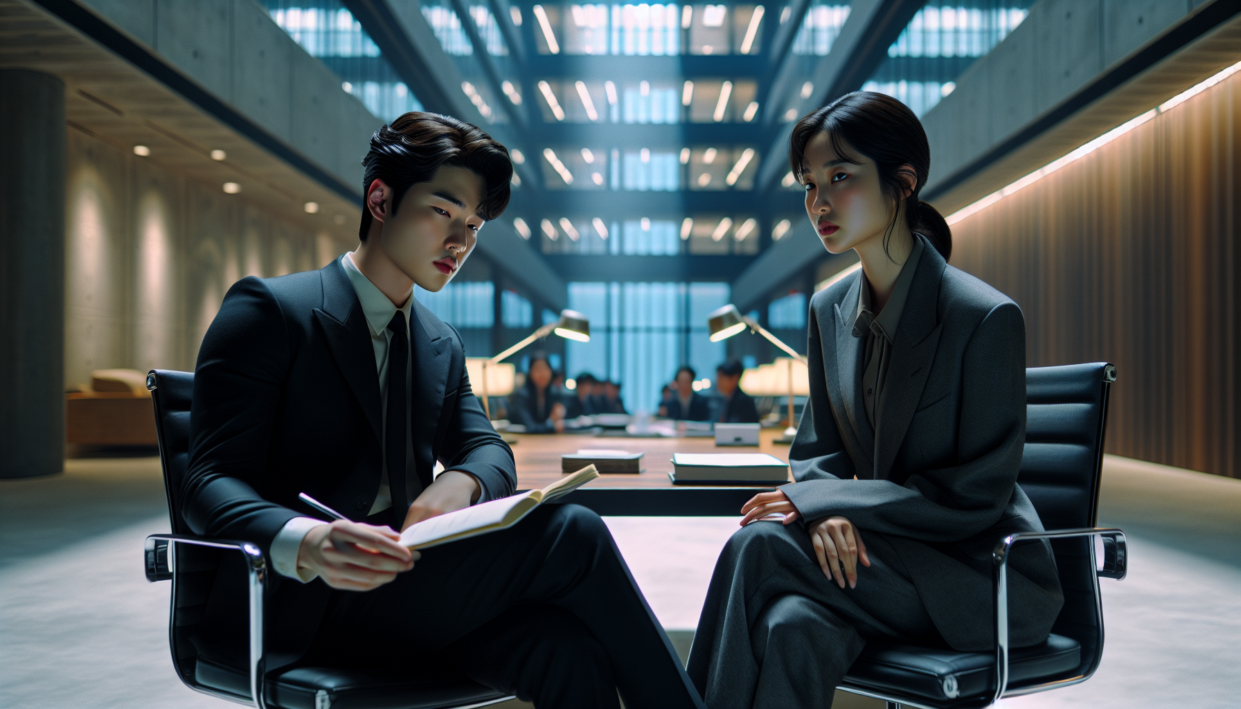 K-pop industry themed image: Upcoming SBS drama “No Tail No Tell” has shared a glimpse of its first script reading session! “No T