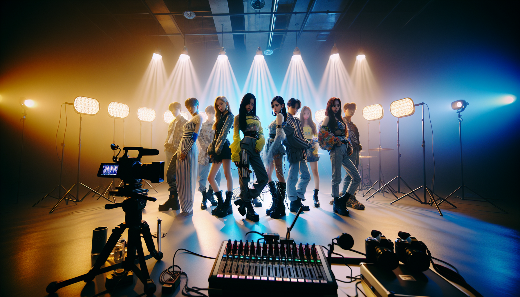 K-pop comebacks themed image: Was this something to step down for?