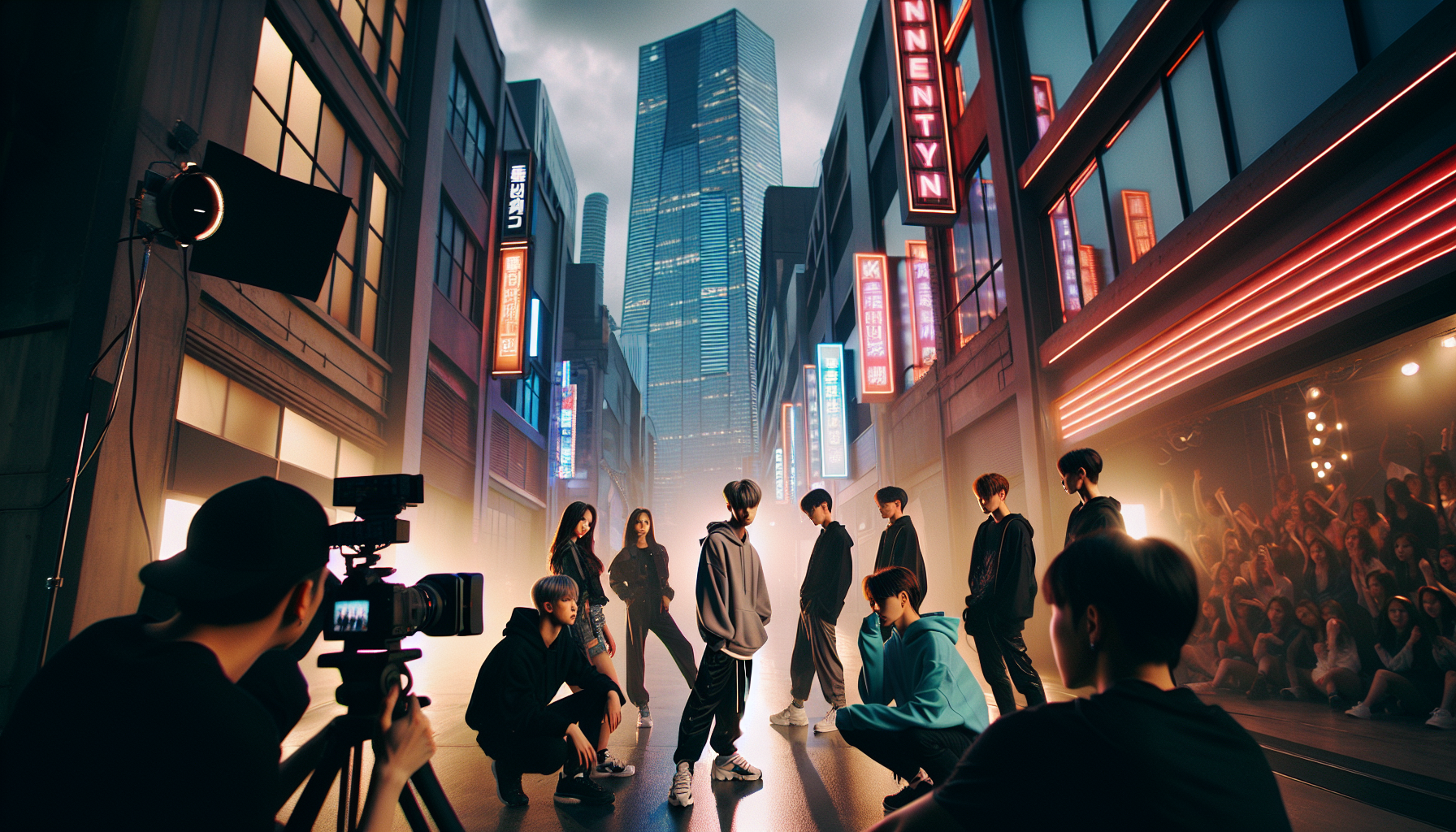 K-pop industry themed image: Congrats!