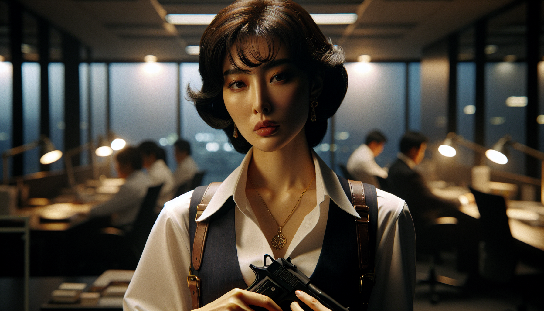 K-pop music-videos themed image: tvN’s new weekend drama “Undercover Ms. Hong” has unveiled its first teaser! Set in the late 1990s, 