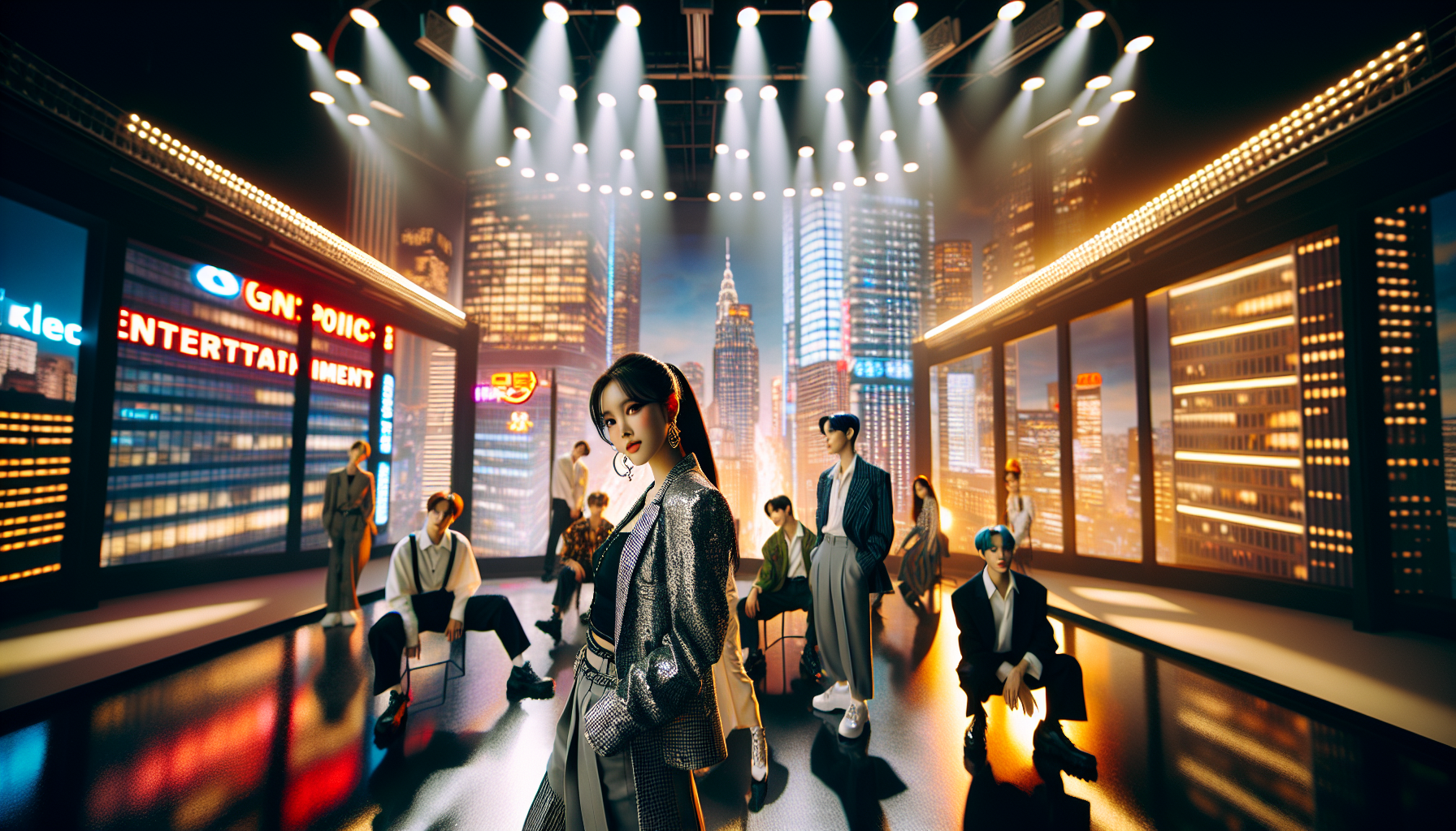 K-pop industry themed image: It was definitely unexpected.