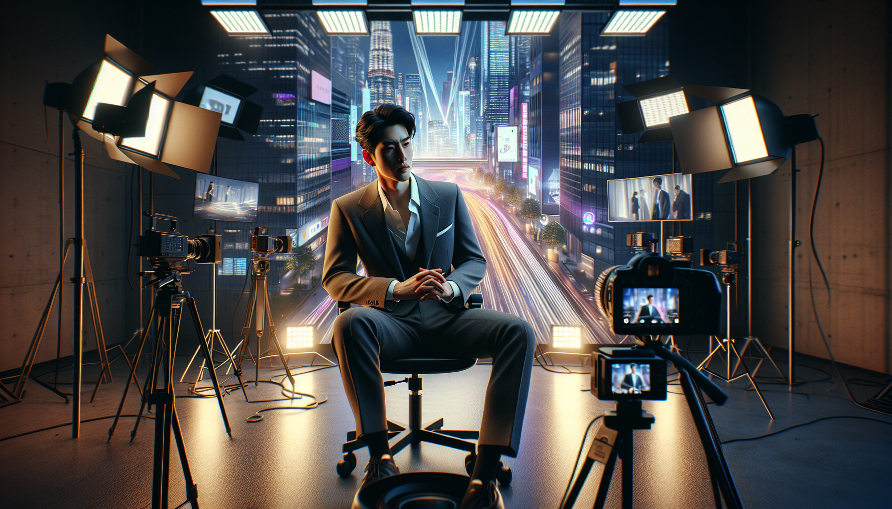 K-pop industry themed image: Their marriage announcement was also a surprise.