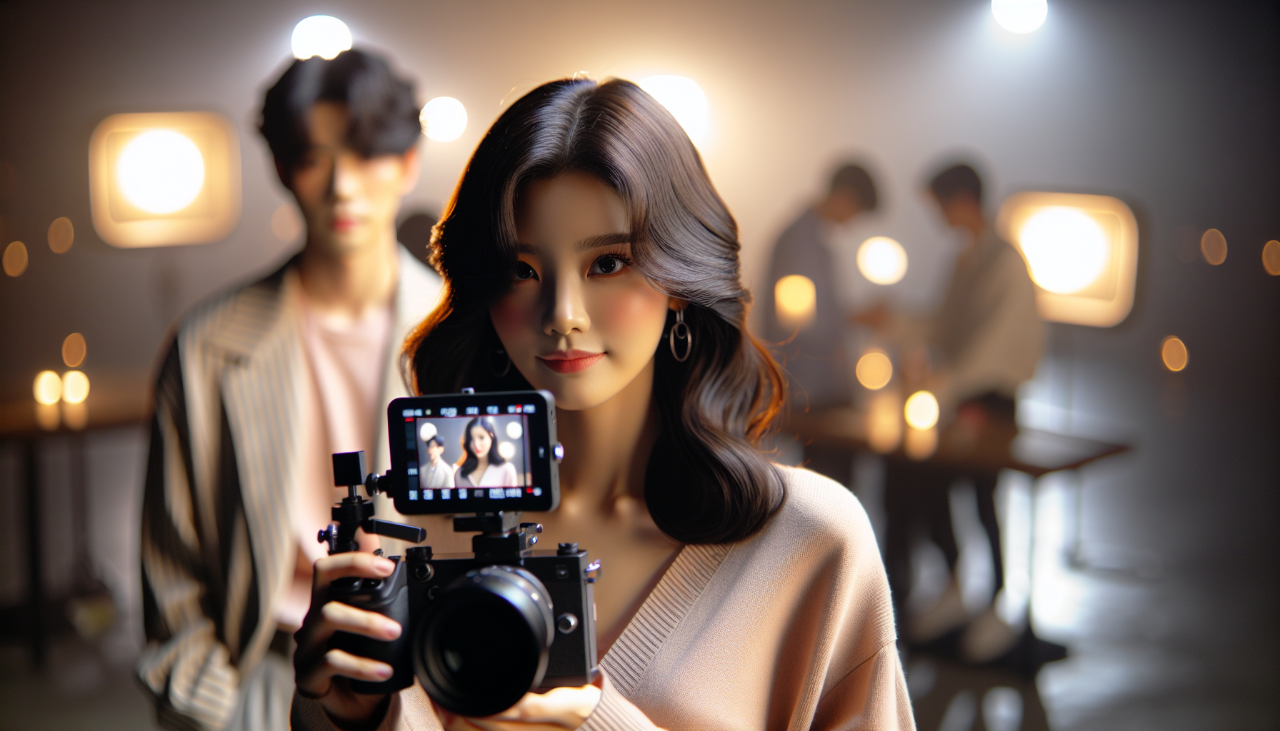 K-pop industry themed image: Lee Si Woo and TWICE’s Dahyun have shared their thoughts on their upcoming drama “Love Me”! Based on