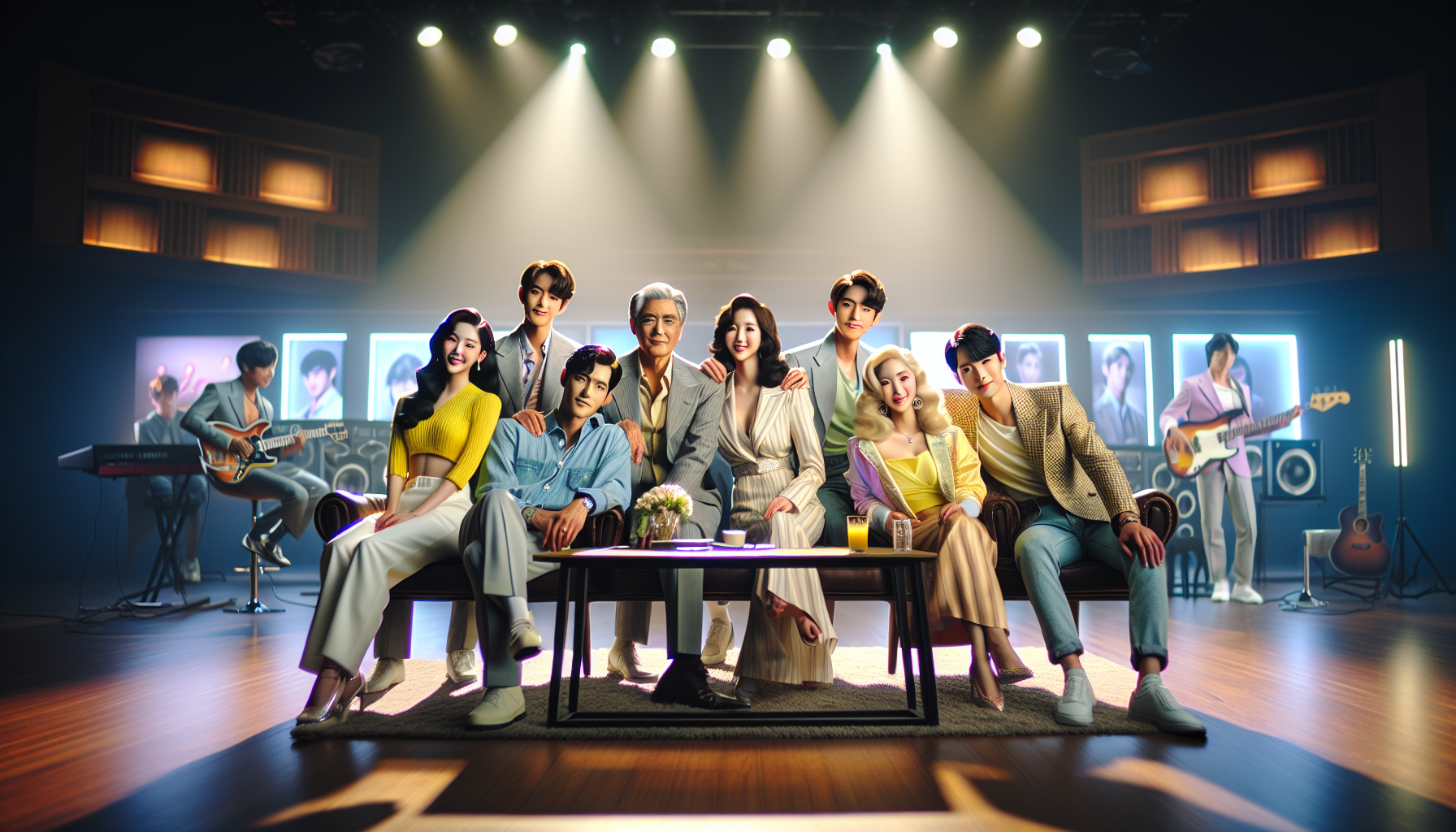 K-pop comebacks themed image: The Ssangmundong family has finally gathered together! On December 11, tvN and channel fullmoon unve