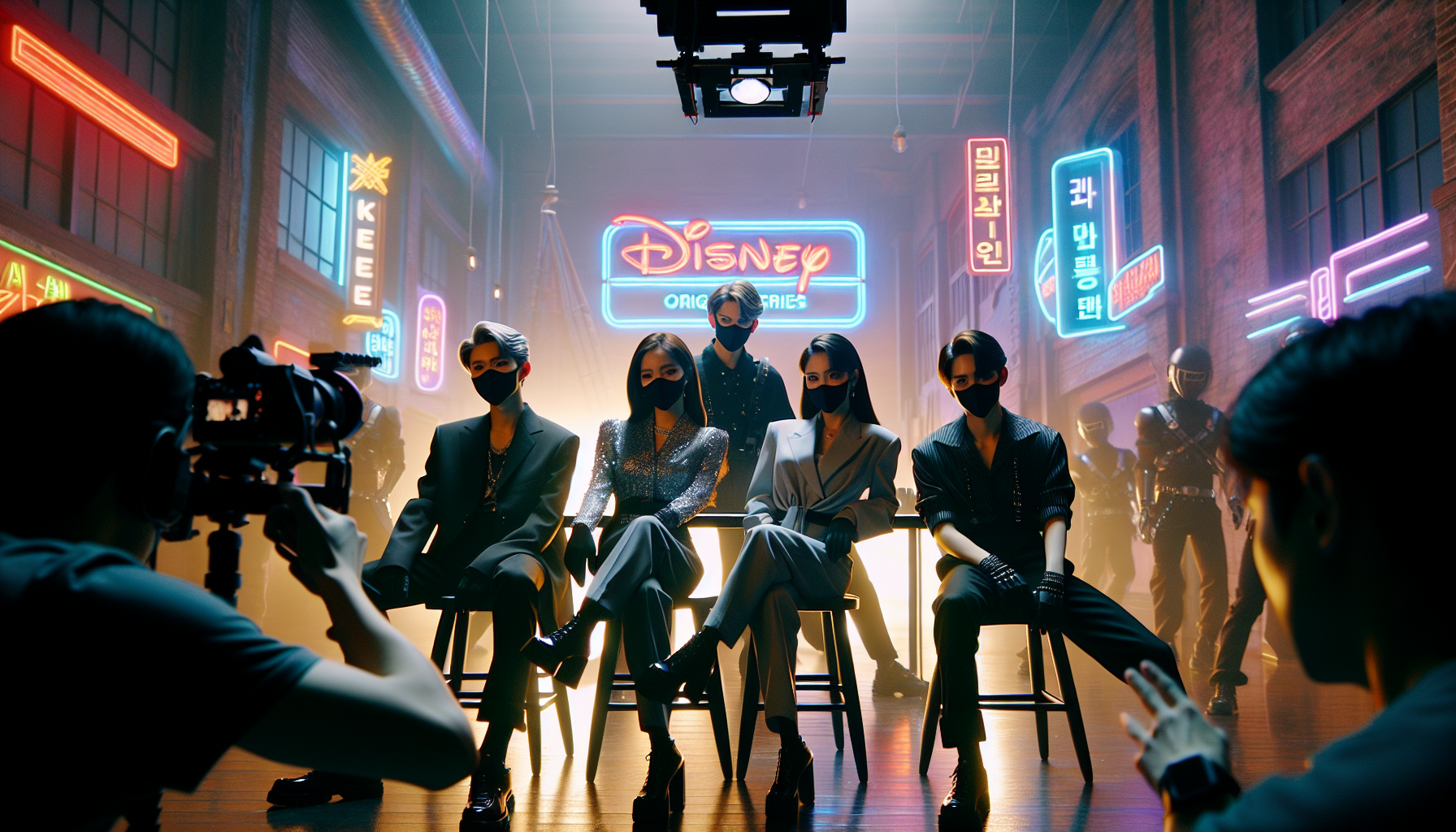 K-pop comebacks themed image: Disney+’s original series “Made in Korea” has unveiled new character stills of Jung Sung Il, Kang Gi