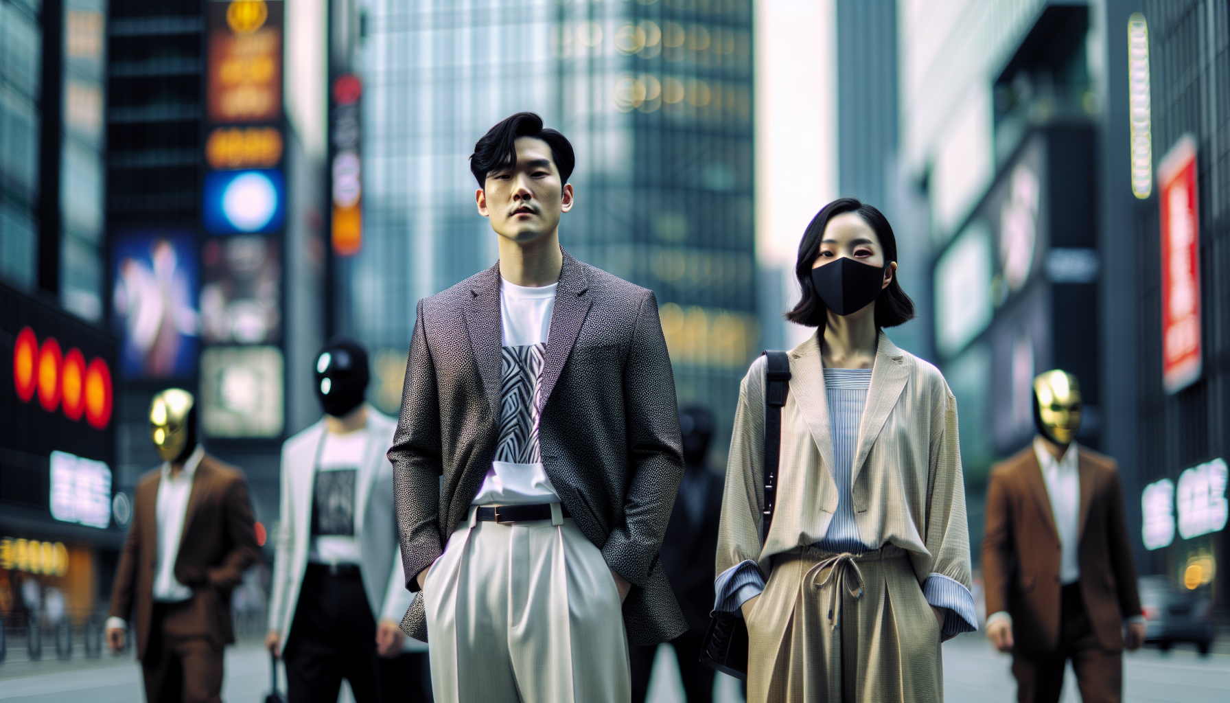 K-pop industry themed image: “Project Y” has unveiled new stills of Lee Jae Gyun and OH MY GIRL’s YooA in character! Set against 