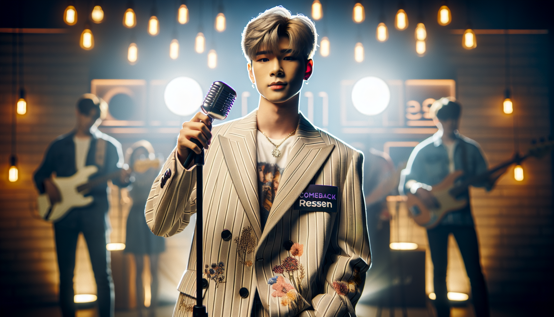 K-pop comebacks themed image: The national MC Kang Ho Dong is making a proper comeback with a talk show after the end of Mooreuppa