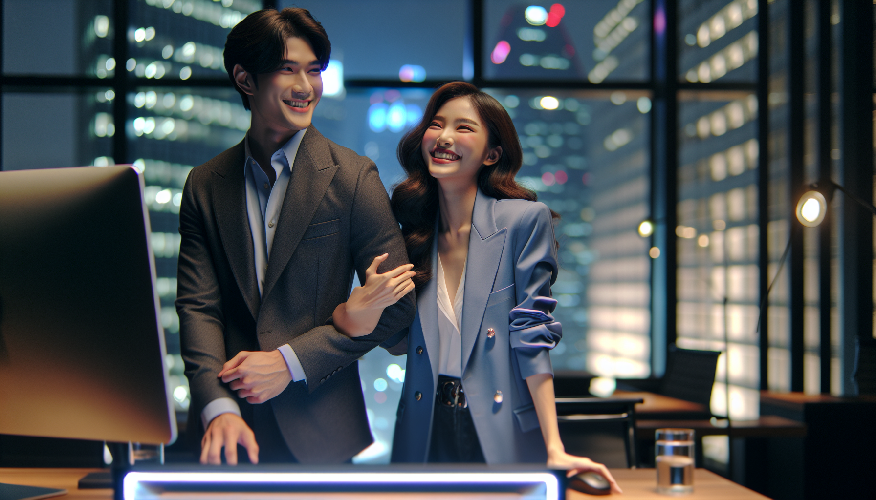 K-pop industry themed image: Congratulations to the gorgeous couple!