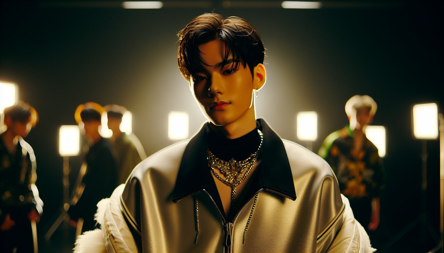 K-pop debuts themed image: He has debuted as a solo artist.