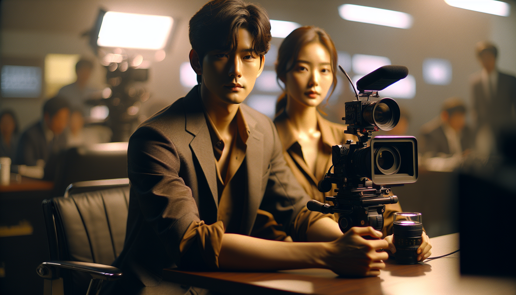 K-pop scandals themed image: It didn't help the kiss scene filming was on day 1 of filming.