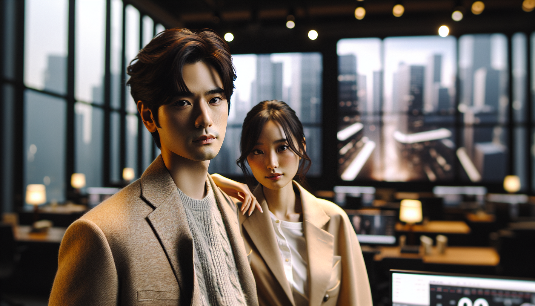 K-pop industry themed image: Fans say Byun Yo Han may have manifested the relationship.