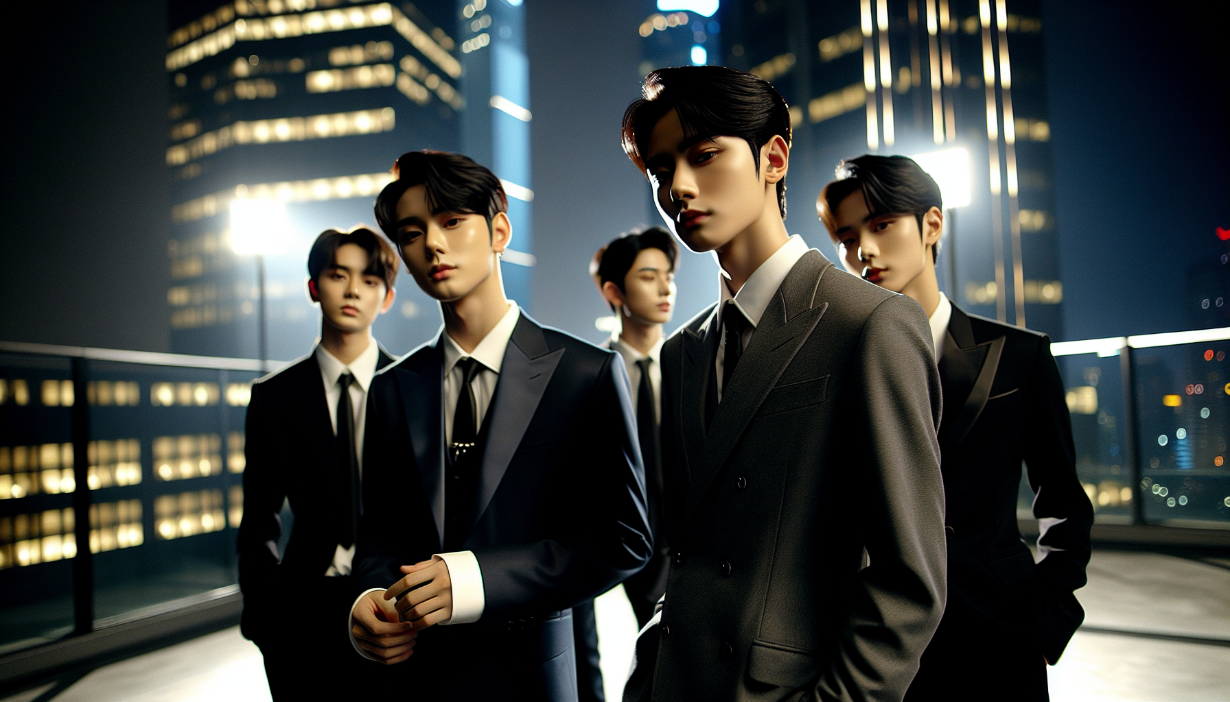 K-pop industry themed image: He was expelled from the group while Taeyong was enlisted.