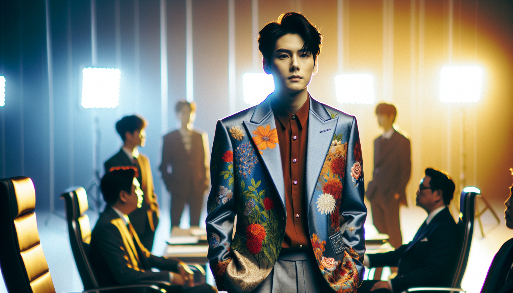 K-pop industry themed image: The case has gained attention.