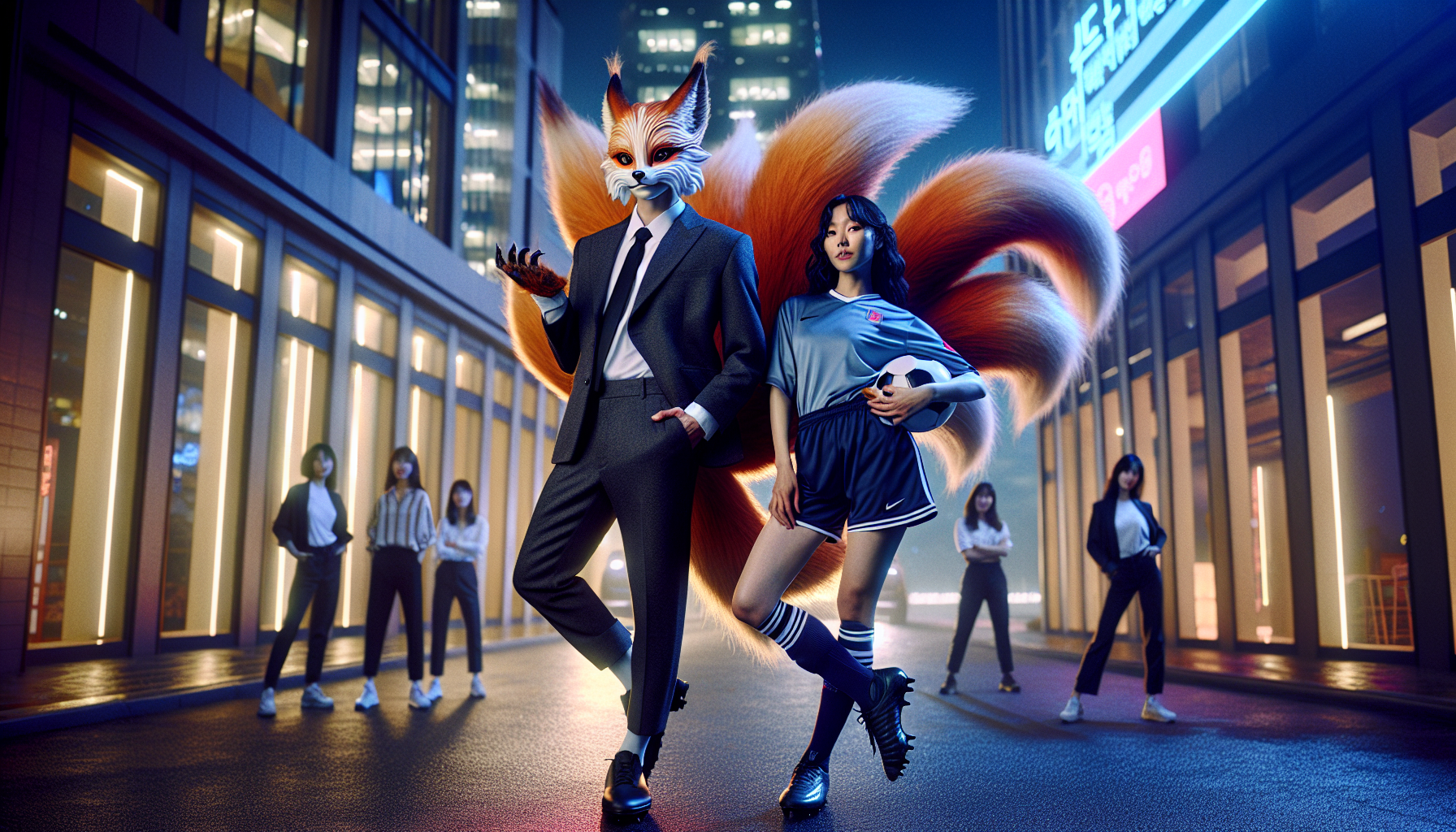 K-pop industry themed image: Upcoming SBS drama “No Tail To Tell” has unveiled the first stills of Lomon in character! “No Tail T