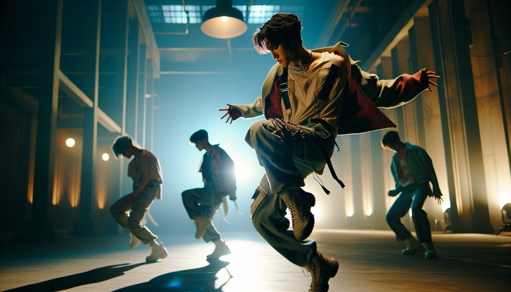 K-pop music-videos themed image: On the 17th, actor Lee Junho, who is set to star in Netflix’s new series Cashero, appeared in a YouT