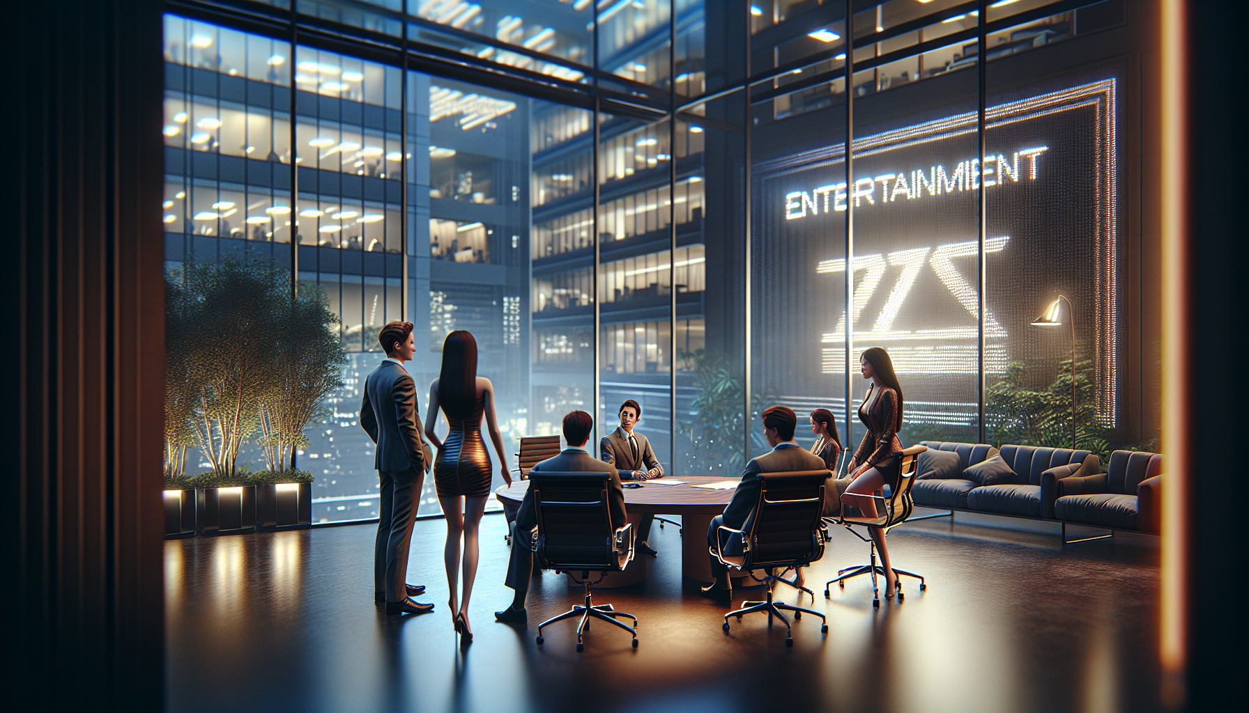 K-pop industry themed image: It done by the Special Judicial Police for Capital Markets.