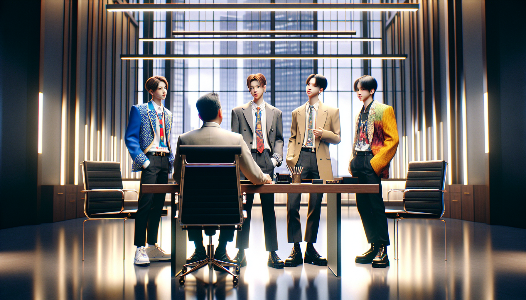 K-pop industry themed image: The former ADOR CEO also addressed her future with NewJeans.