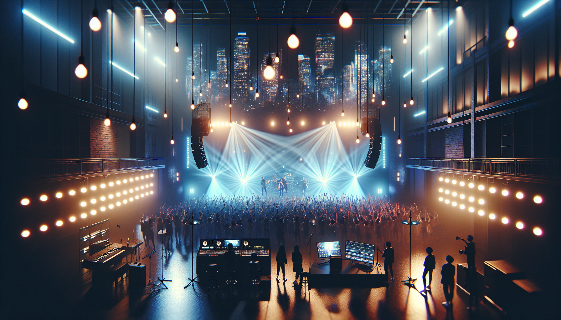 K-pop comebacks themed image: A major K-pop act's latest comeback shatters streaming records across multiple platforms, setting ne