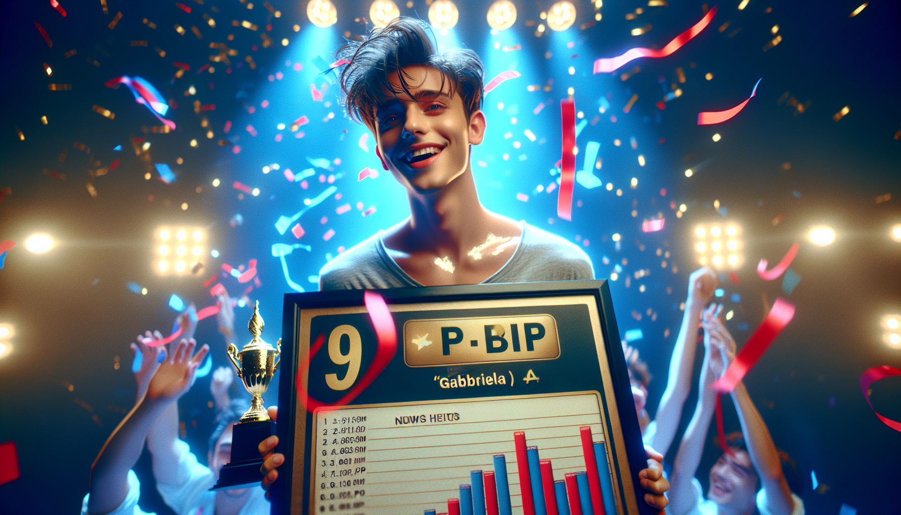 K-pop charts themed image: KATSEYE continues to soar to new heights on U.S. radio! For the week ending on December 20, KATSEYE’