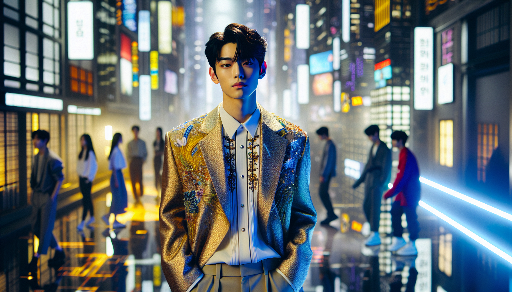 K-pop industry themed image: They look stunning!