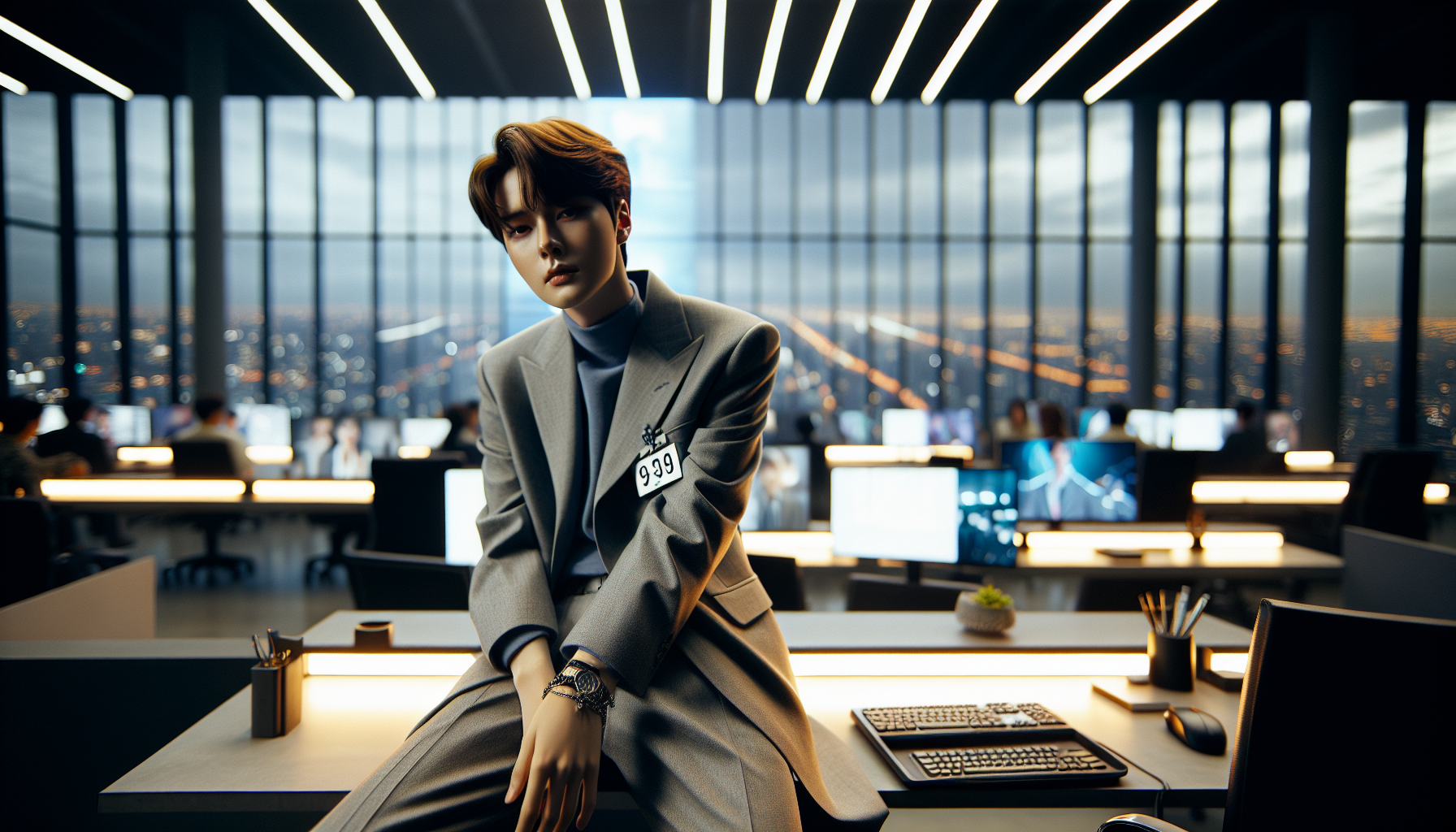 K-pop industry themed image: Police have arrested the individuals responsible.