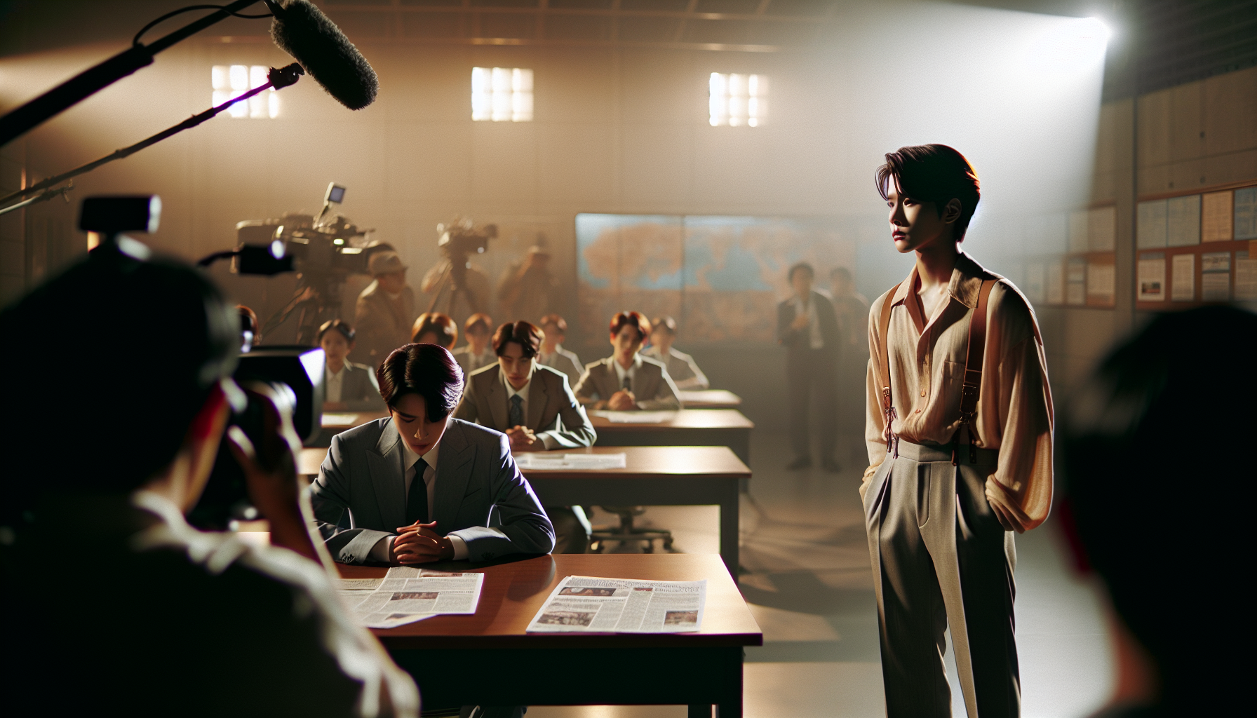 K-pop scandals themed image: They will take action if need be.