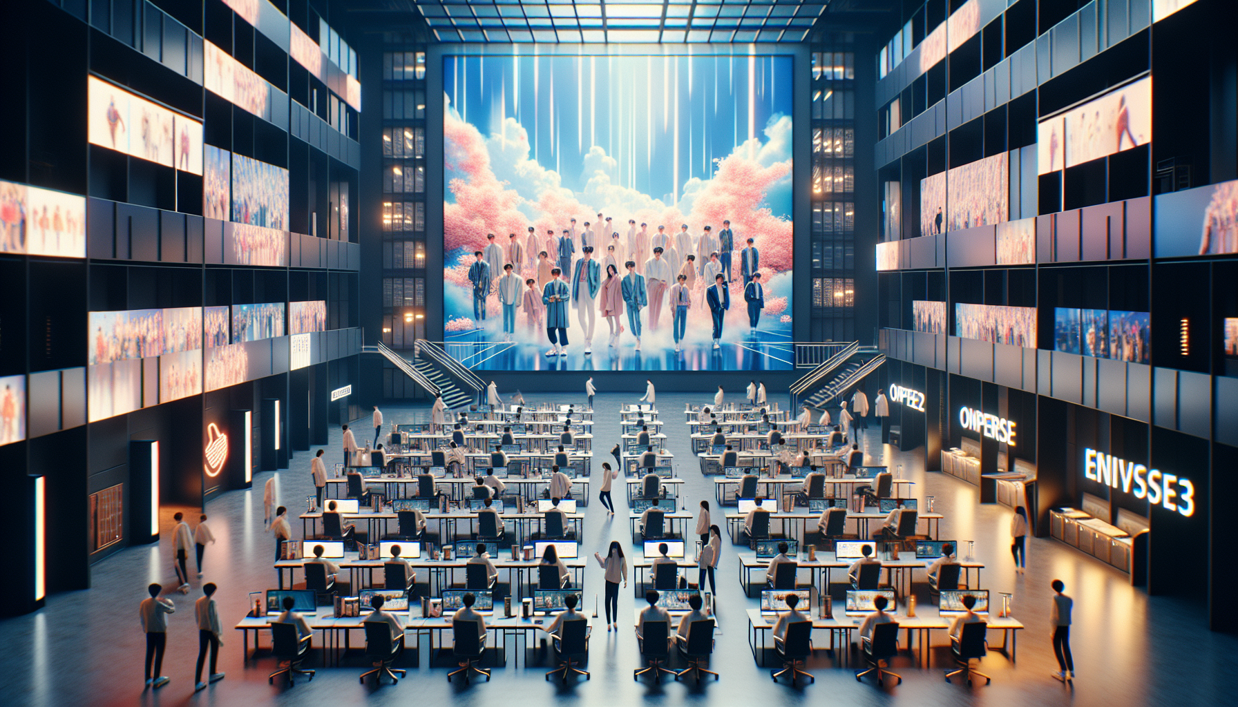 K-pop industry themed image: More than 100 posts vanished in an instant.