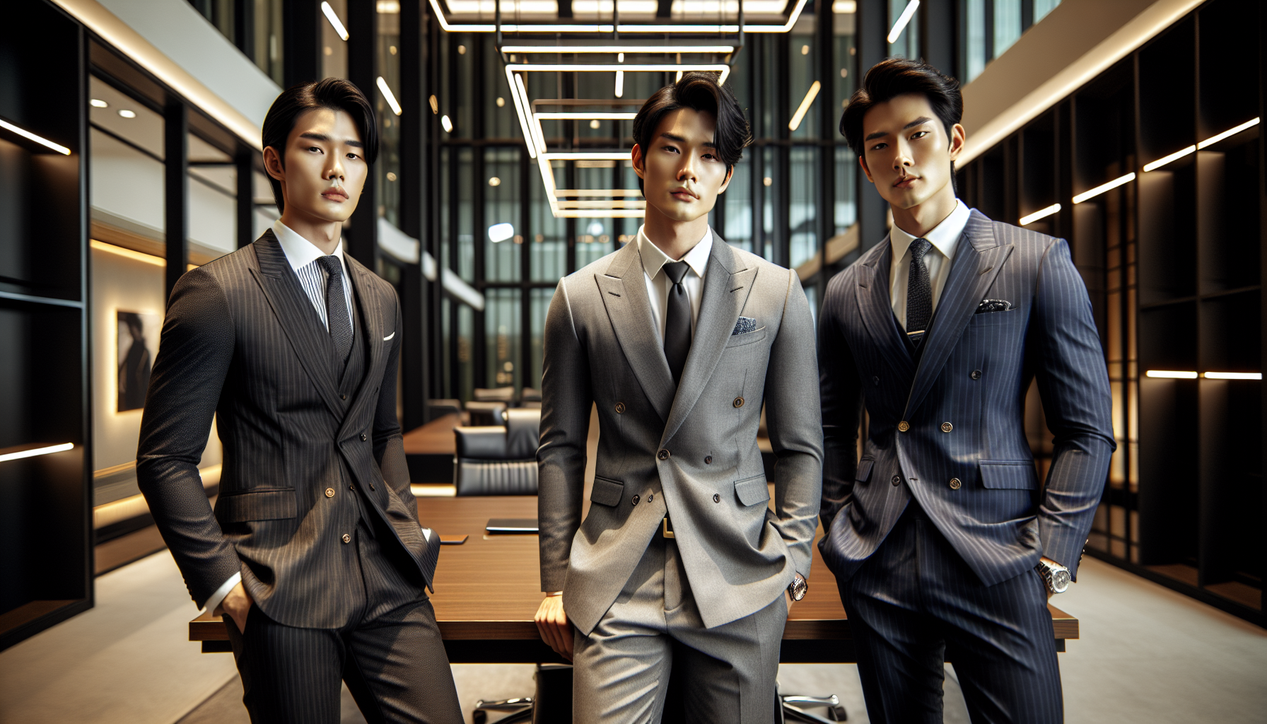 K-pop industry themed image: Handsome AND wealthy!