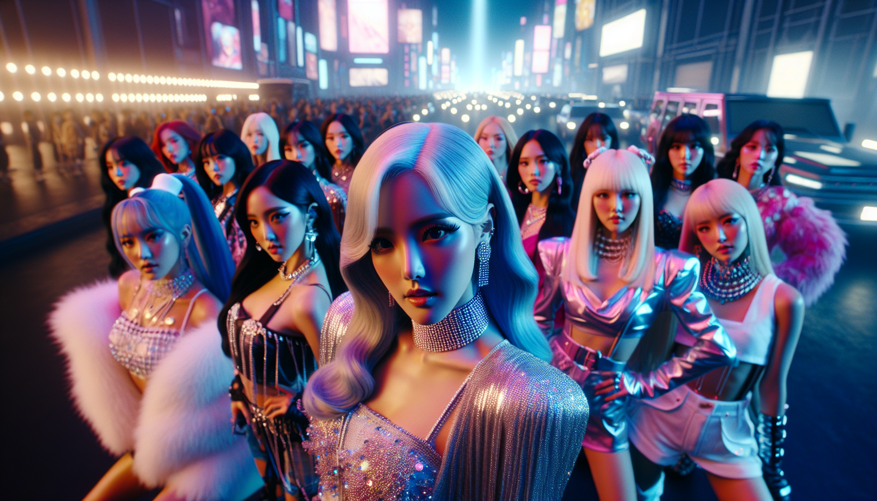 K-pop industry themed image: The stars brought their A-game to the red carpet at the 2025 SBS Gayo Daejeon! On December 25, top i