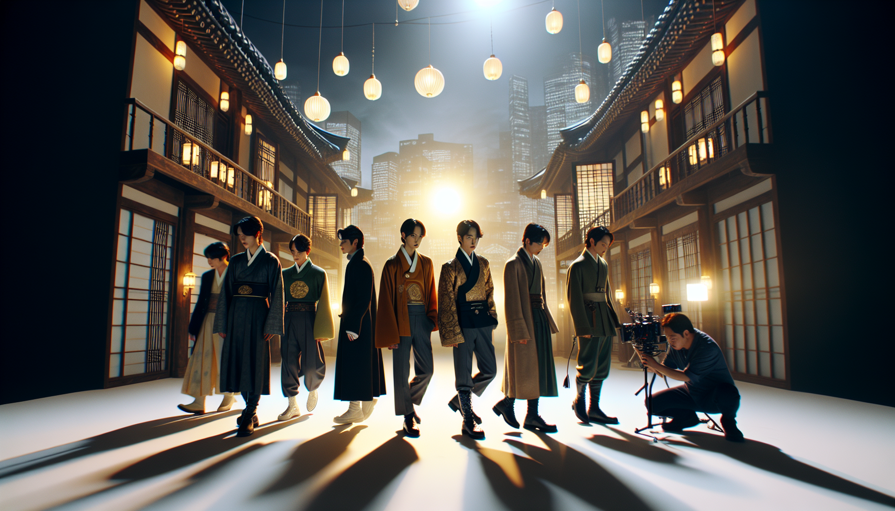 K-pop comebacks themed image: After seven weeks of action, comedy, heartbreak, and sweeping Joseon-era romance, “Moon River” has c