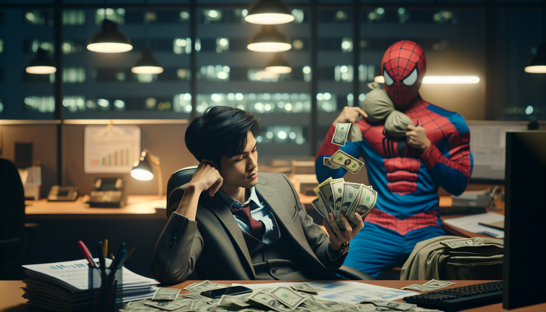 K-pop industry themed image: Netflix’s upcoming drama “Cashero” has shared a new sneak peek of 2PM’s Lee Junho in his starring ro