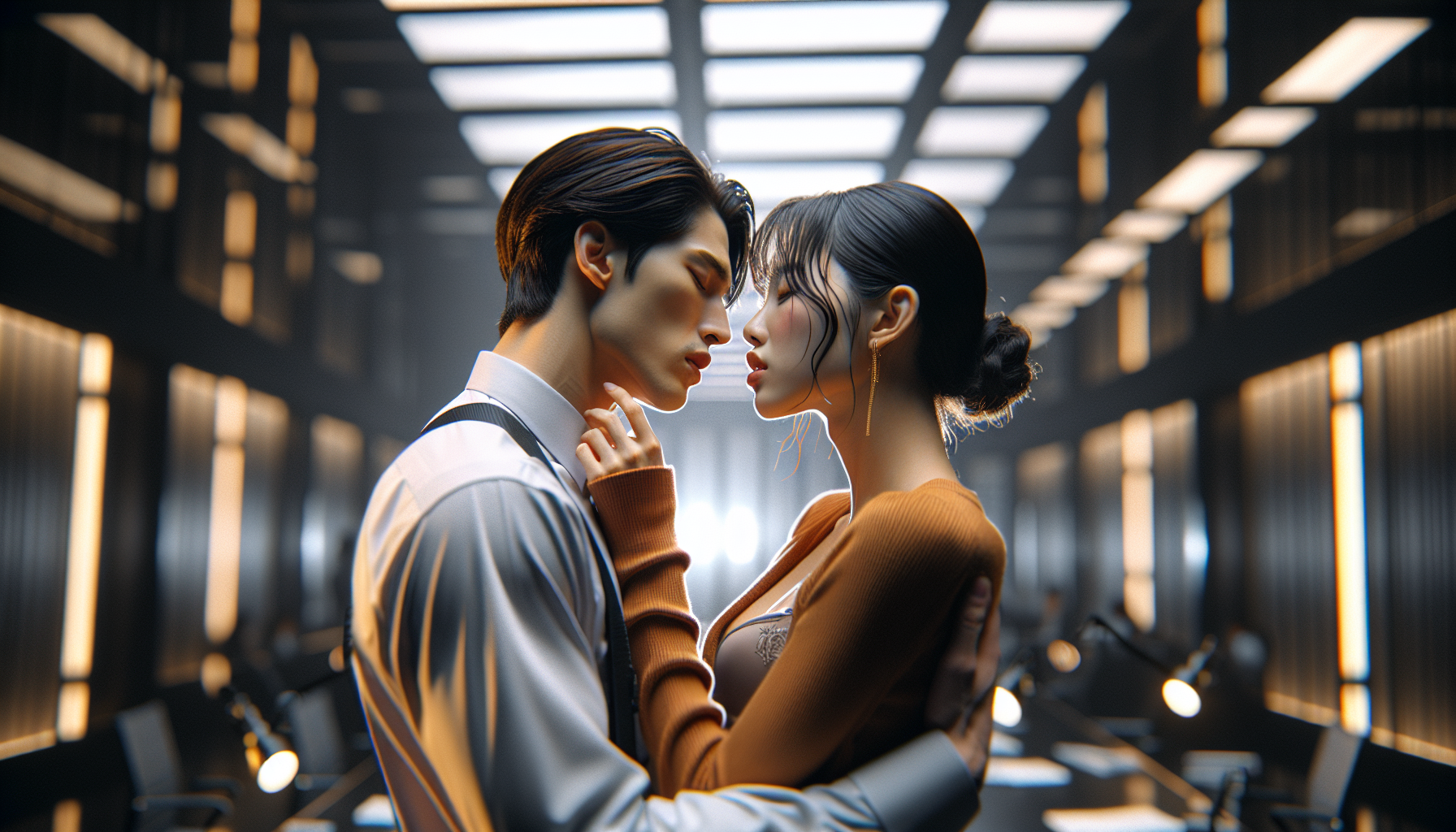 K-pop industry themed image: Imagine that combo on TV.