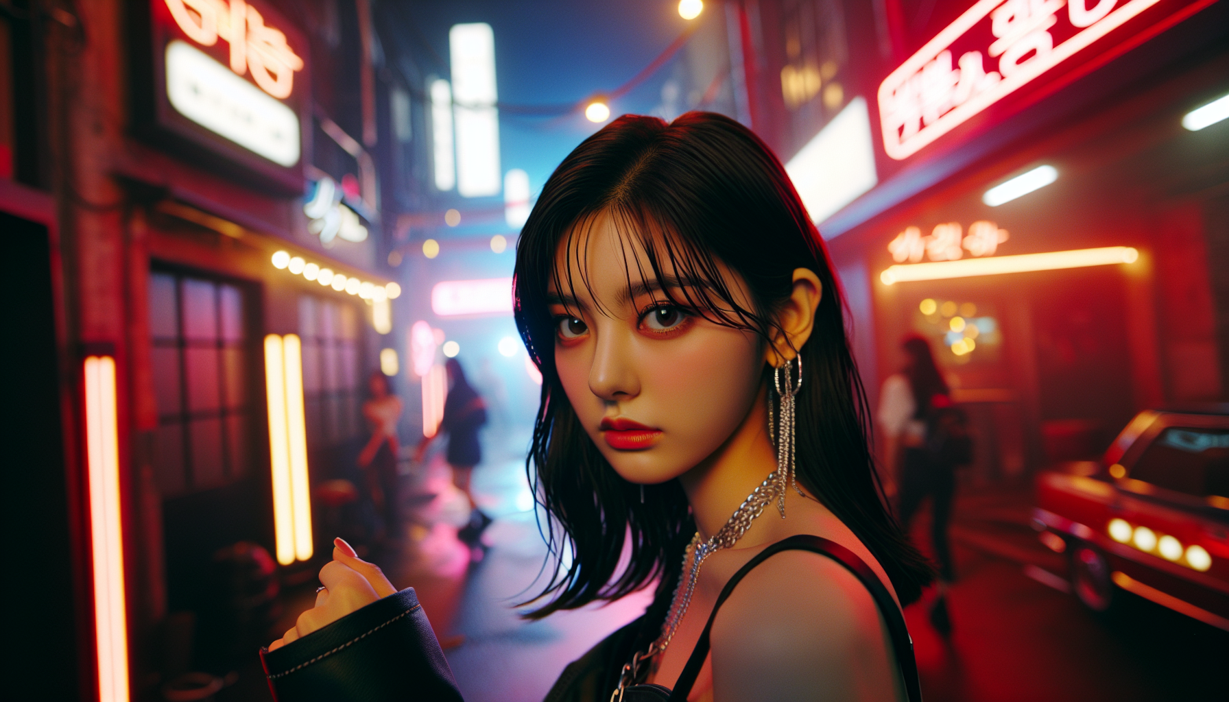 K-pop industry themed image: “I’m too lonely.”