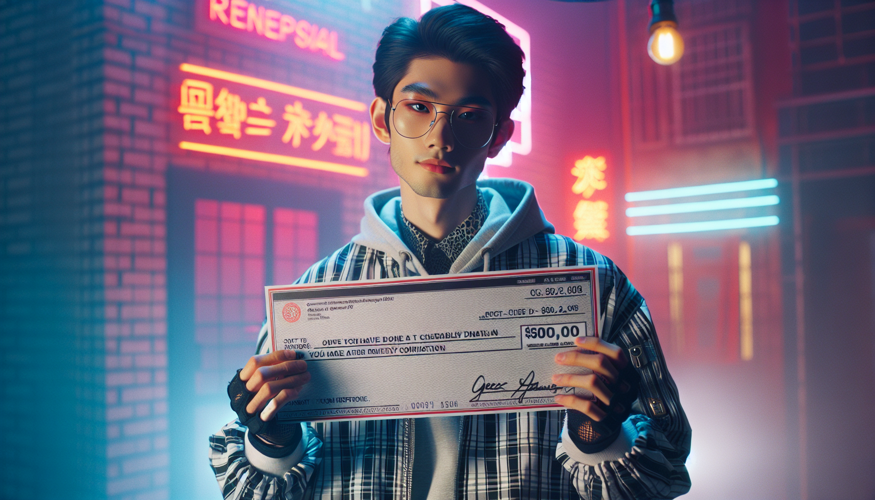 K-pop charts themed image: Actor Lee Jong Suk has once again spread his positive influence, wrapping up the year on a warm note