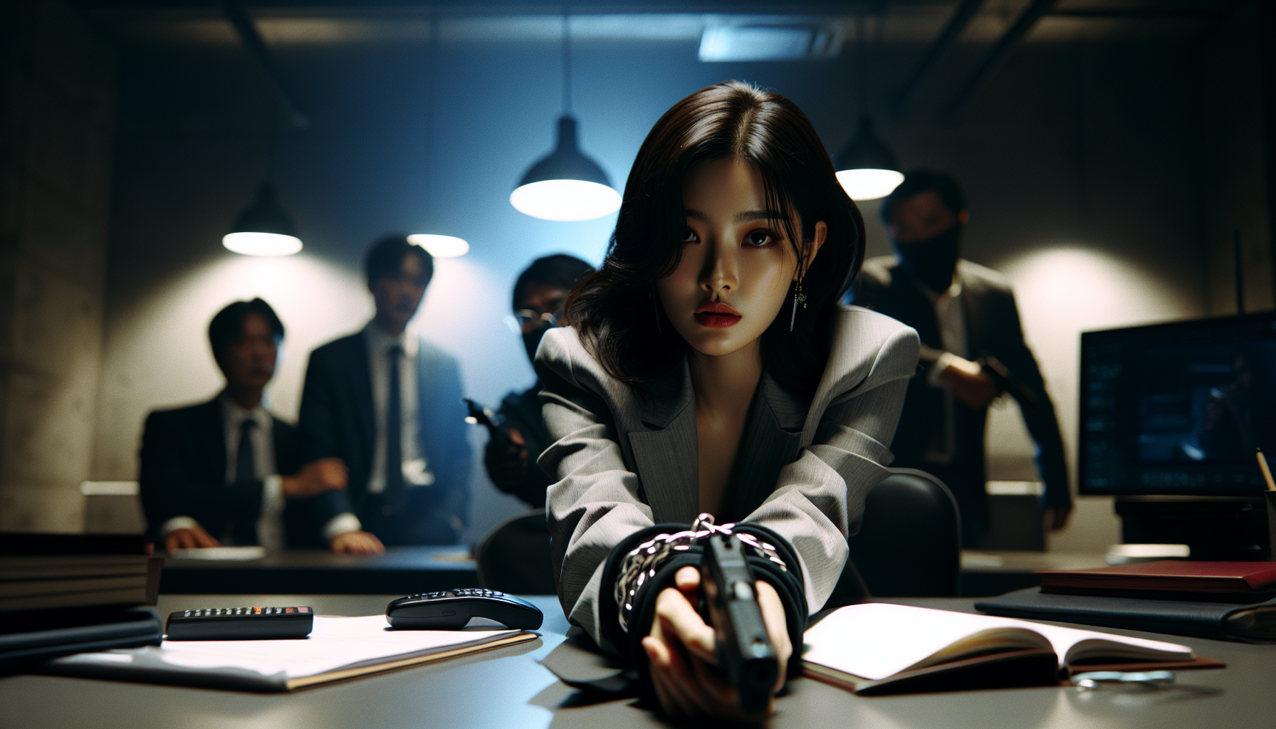 K-pop industry themed image: The upcoming kidnapping thriller film “Sister” has unveiled new stills of Cha Joo Young! “Sister” is
