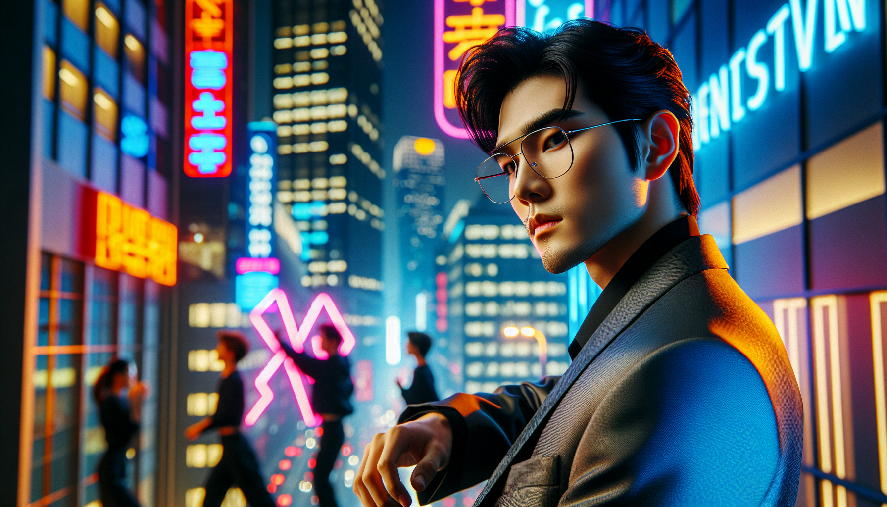 K-pop industry themed image: These are the hottest stars of the year.