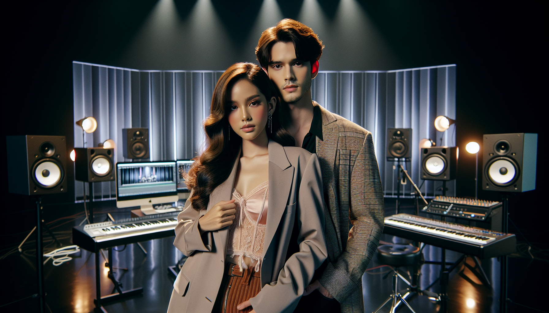 K-pop comebacks themed image: Most celebs keep their non-celebrity partner private.