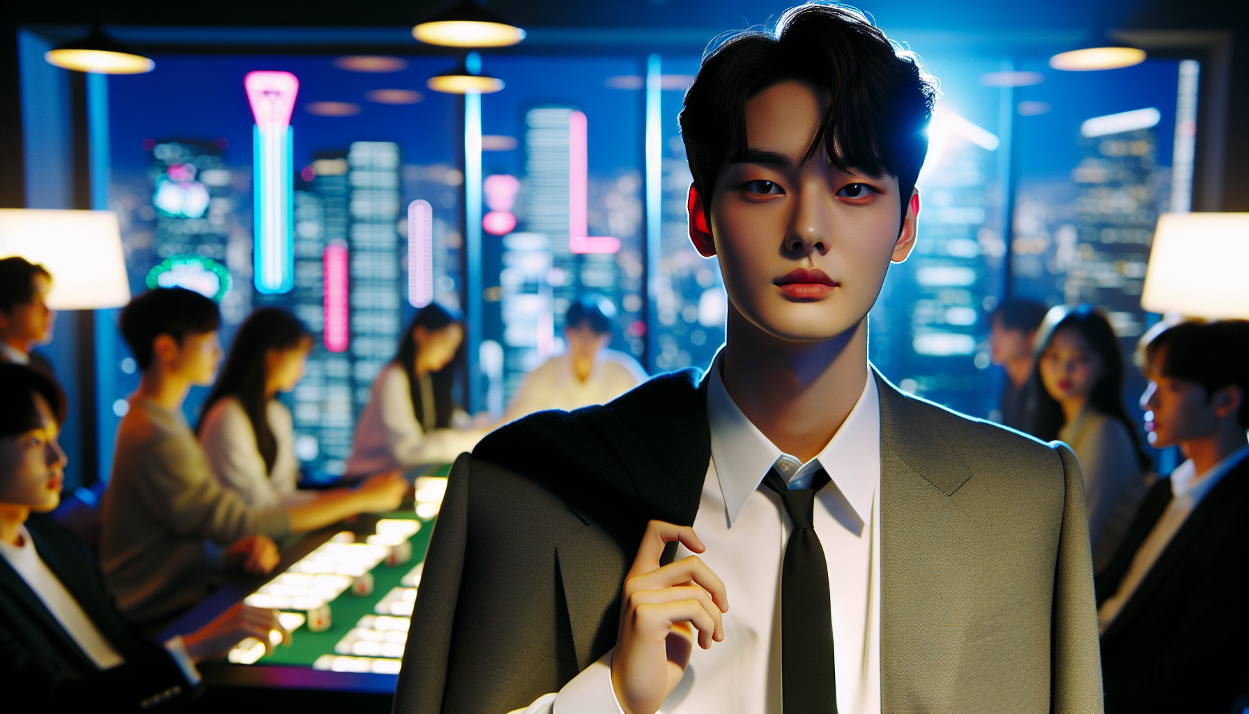 K-pop industry themed image: If this isn't gambling, we don't know what is.
