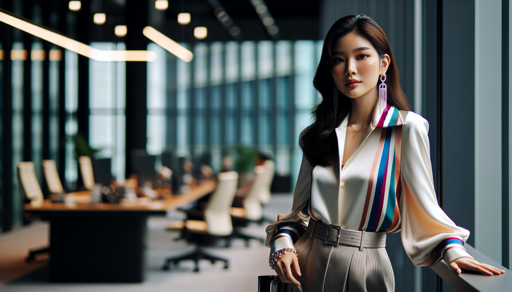 K-pop industry themed image: Will she no longer be a girl group member anymore?