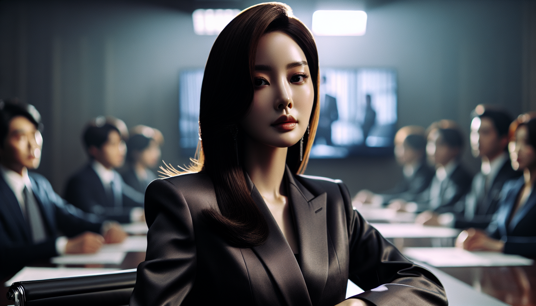 K-pop scandals themed image: ENA’s upcoming law drama “Honour” has unveiled new stills of Jung Eun Chae in character! Based on a 
