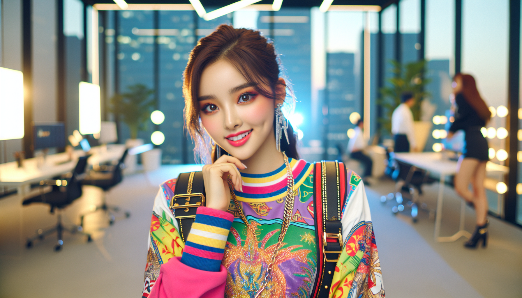 K-pop industry themed image: Many netizens were stunned by Karina’s achievements at her age.