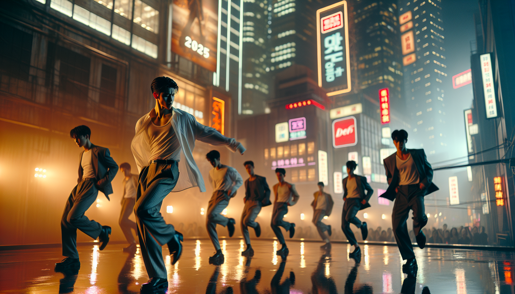 K-pop industry themed image: 2025 has been another amazing year for K-drama fans! To celebrate all the K-dramas that aired in 202