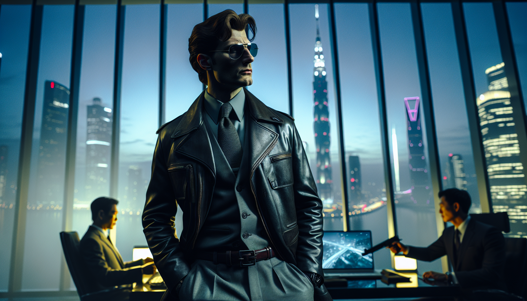 K-pop industry themed image: The upcoming film “HUMINT” has shared a glimpse of Park Hae Joon in character! “HUMINT” is a spy act