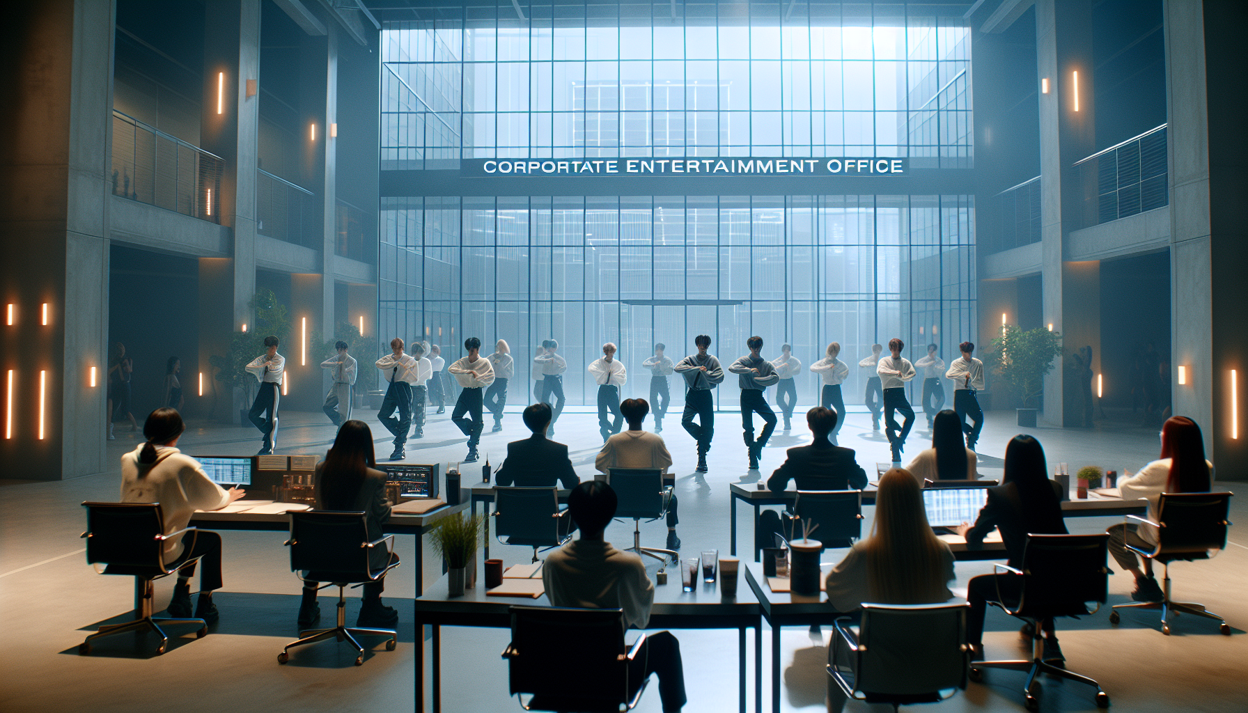 K-pop industry themed image: What are your thoughts?