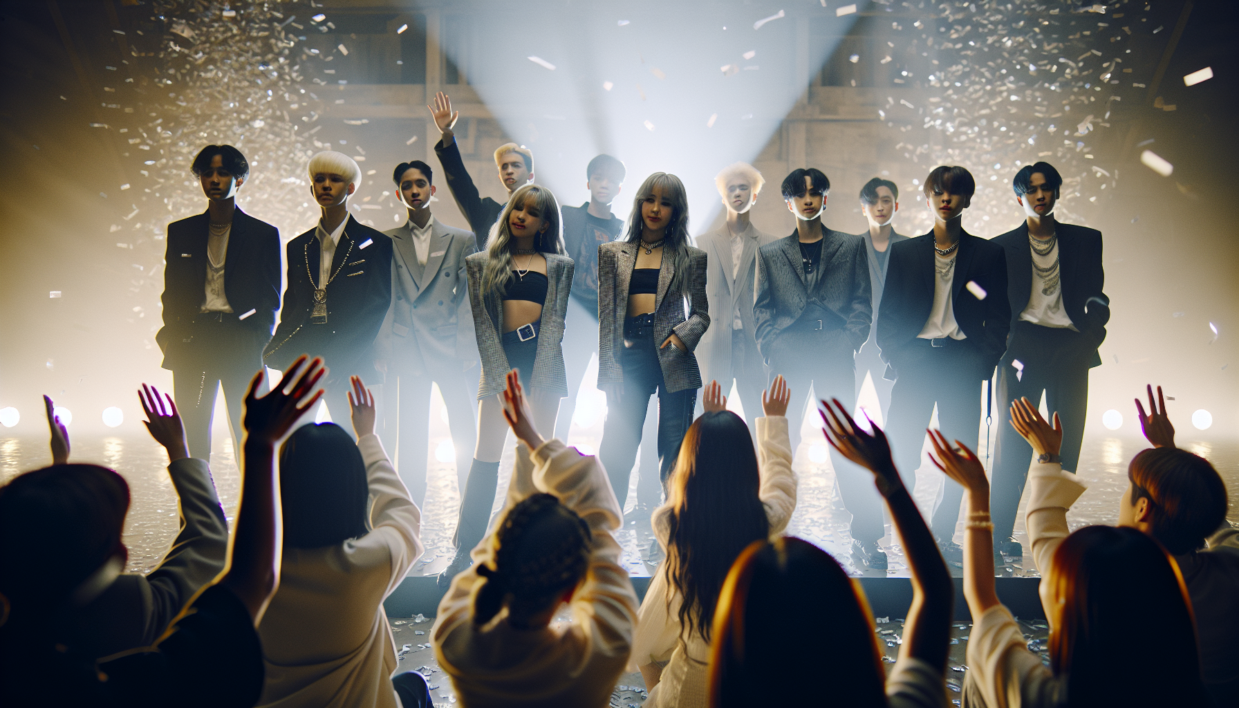 K-pop charts themed image: The 2026 iHeartRadio Music Awards has revealed this year’s nominees! On January 8 local time, the iH