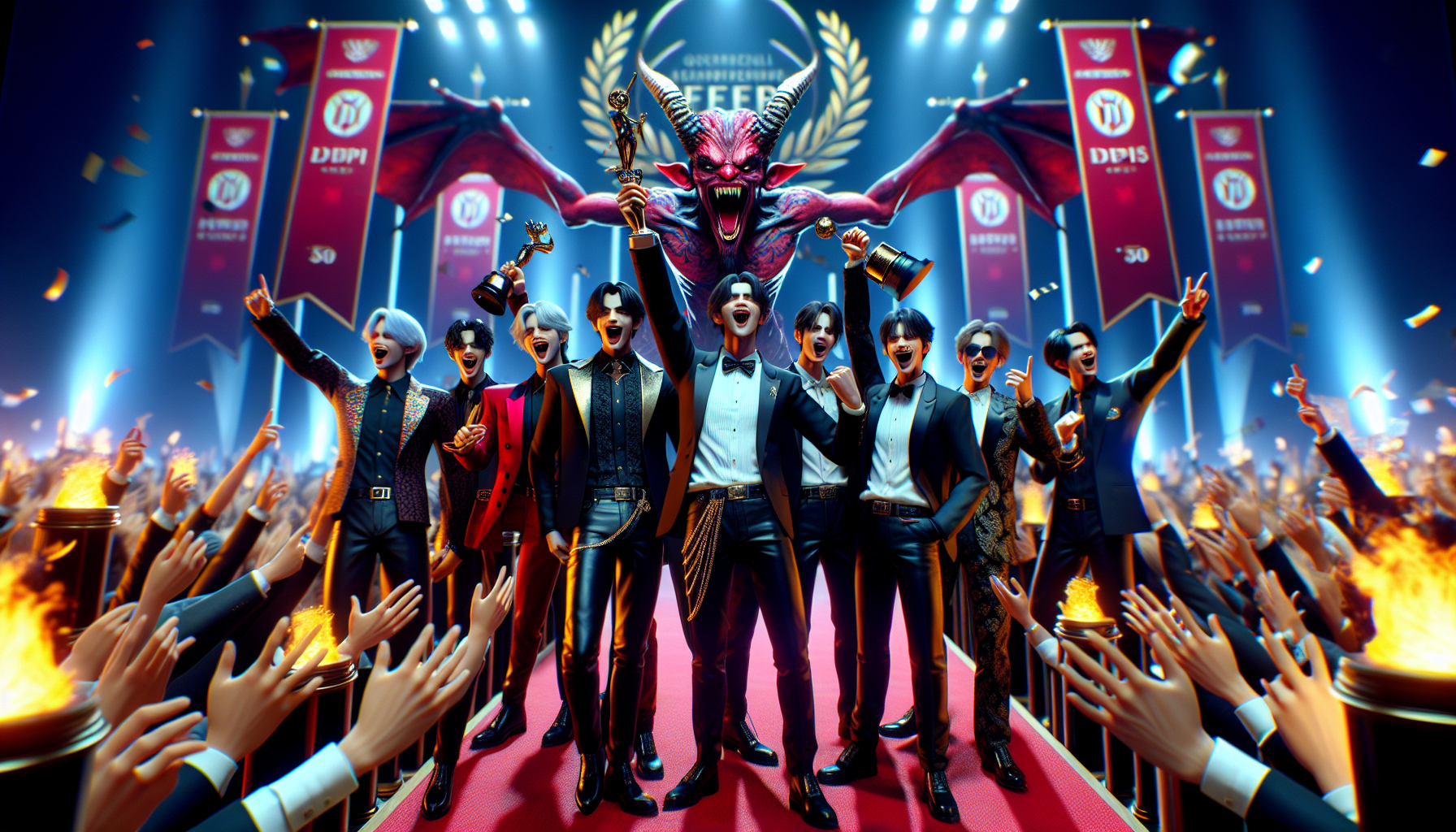 K-pop charts themed image: “KPop Demon Hunters” has won big at the Golden Globe Awards! On January 11 (local time), the 83rd Go